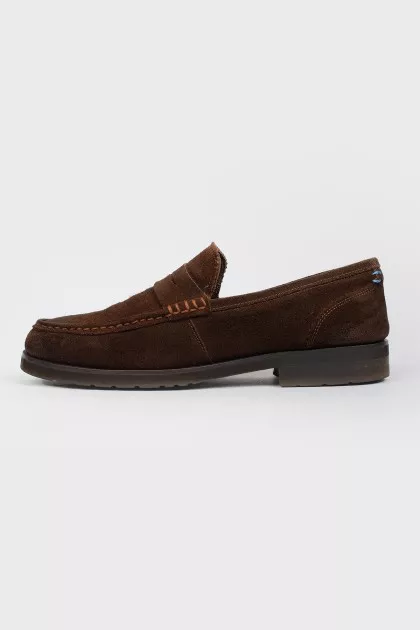 Men's loafers with fur