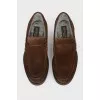 Men's loafers with fur