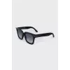 Black sunglasses with gradient lenses