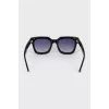 Black sunglasses with gradient lenses