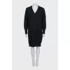 Dress with a branded logo on the back