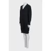 Dress with a branded logo on the back