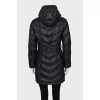 Fitted jacket with a zipper