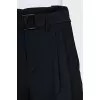 Fitted shorts with a belt