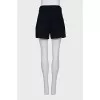 Fitted shorts with a belt