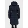 Fitted down jacket with hood