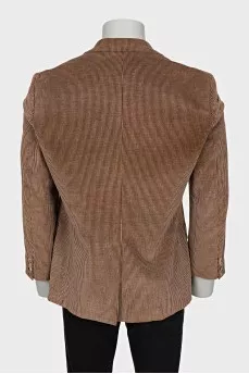 Men's straight-cut corduroy jacket