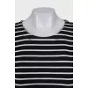 Striped dress with stripes