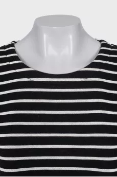Striped dress with stripes