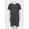 Striped dress with stripes