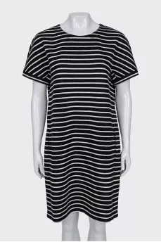 Striped dress with stripes