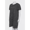 Striped dress with stripes