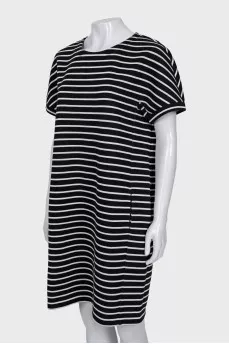 Striped dress with stripes
