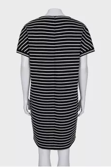 Striped dress with stripes