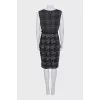 Gray printed dress