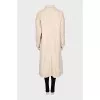 Beige wool and cashmere coat