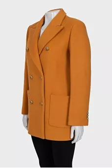 Short straight coat