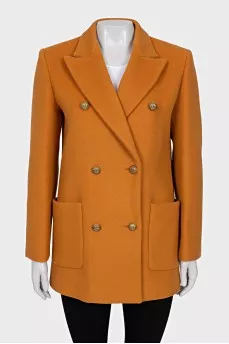 Short straight coat