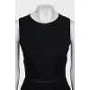 Fitted top with zipper