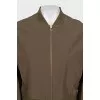 Bomber jacket decorated with bows
