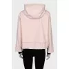 Pink jacket with a hood