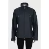 Jacket with a zipper and pockets
