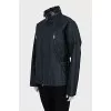 Jacket with a zipper and pockets