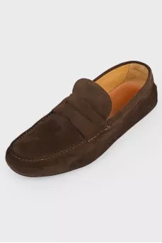 Moccasins for men made of chamous leather