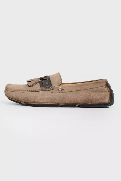 Moccasins for men with tassels