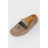 Moccasins for men with tassels