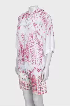 Комплект с шортами в принт