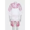Set with printed shorts