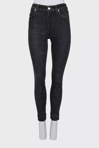 Сірі джинси skinny fit