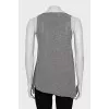 Loose top decorated with rhinestones