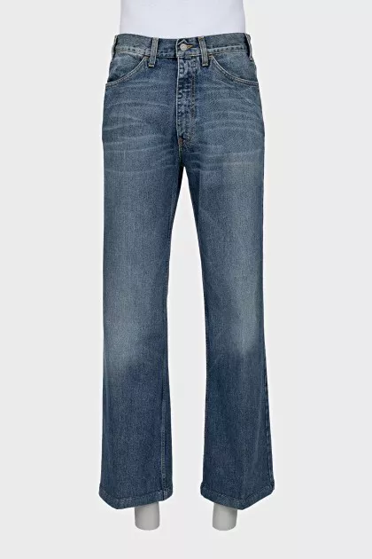 Men's wide-leg jeans