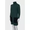 Green dress with patch pockets