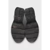 Черные кроссовки из текстиля