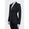 Fitted striped jacket