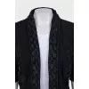 Cashmere cardigan with decoration
