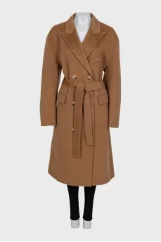 Brown short-haired coat