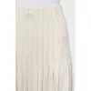 Maxi pleated skirt