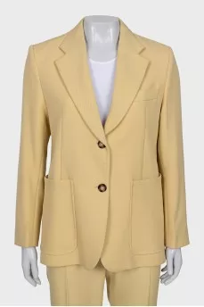Wool suit consisting of trousers and a jacket