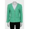 Fitted jacket with signature buttons