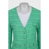 Fitted jacket with signature buttons