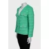 Fitted jacket with signature buttons
