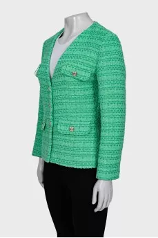 Fitted jacket with signature buttons