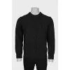 Men's green wool sweater