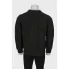Men's green wool sweater