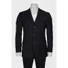 Men's blue striped jacket