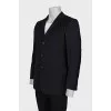 Men's blue striped jacket